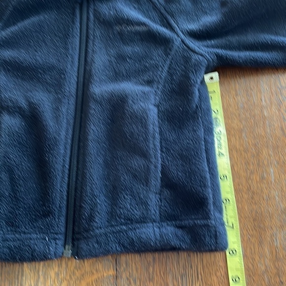 Columbia fleece full zip up size 12 to 18 months black long sleeves pockets - Picture 12 of 13